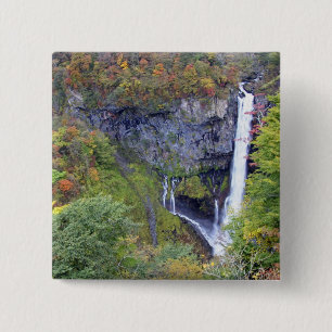 Asien, Japan, Nikko. Kegon-Wasserfall von Nikko, e Button