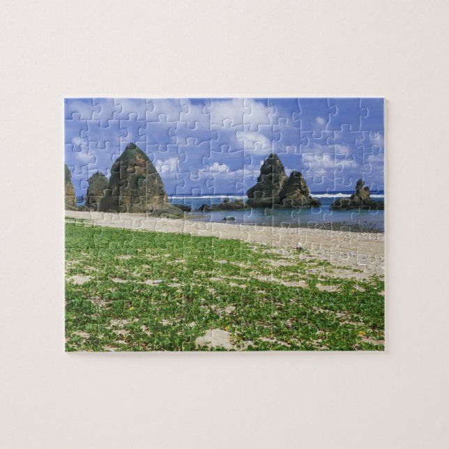 Asien, Japan, Okinawa, Yambaru-Küste, Meer Puzzle (Horizontal)