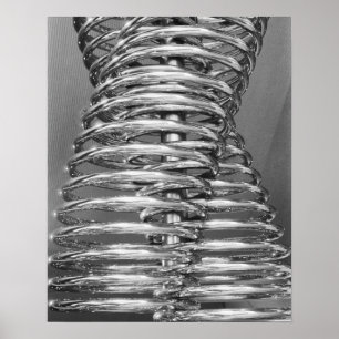 Asien, Japan, Tokio. Coiled pipe, Tepco Energy 2 Poster