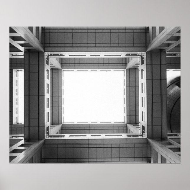 Asien, Japan, Tokio. Fuji TV-Gebäude Poster (Vorne)