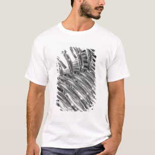Asien, Japan, Tokio. Gewickeltes Rohr, Tepco Energ T-Shirt
