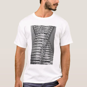Asien, Japan, Tokio. Gewundene Röhre, Tepco Energy T-Shirt