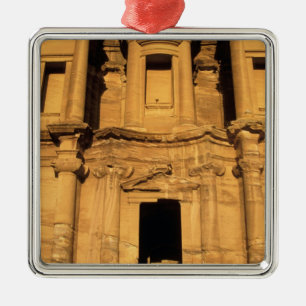 Asien, Jordanien, Petra. El Deir, das Kloster. Silbernes Ornament