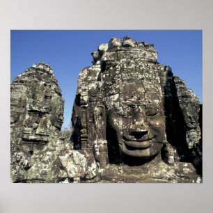 Asien, Kambodscha, Siem Reap, Angkor Thom (b. Spät Poster