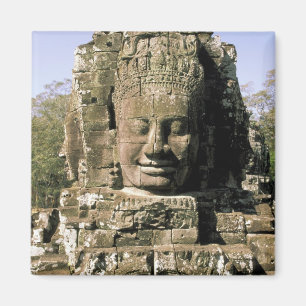 Asien, Kambodscha, Siem Reap. Angkor Thom, Köpfe Magnet