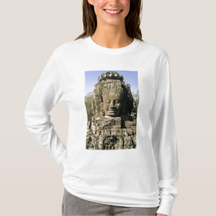 Asien, Kambodscha, Siem Reap. Angkor Thom, Leiter T-Shirt