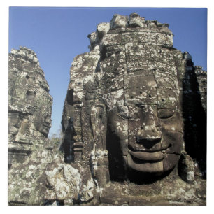 Asien, Kambodscha, Siem Reap, Angkor Thom (spätes Fliese