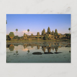 Asien, Kambodscha, Siem Reap. Angkor Wat. 2 Postkarte