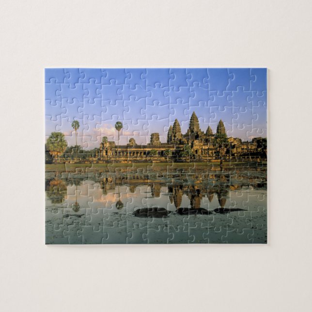 Asien, Kambodscha, Siem Reap. Angkor Wat.2 Puzzle (Horizontal)