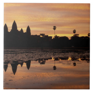 Asien, Kambodscha, Siem Reap, Angkor Wat (b. 12. J Fliese