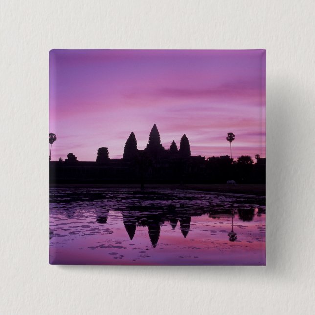 Asien, Kambodscha, Siem Reap, Angkor Wat (b. 2. Button (Vorderseite)