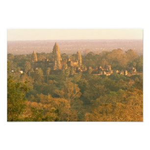 Asien, Kambodscha, Siem Reap. Angkor Wat. Fotodruck