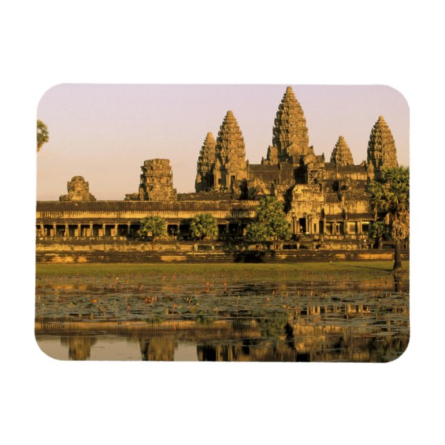 Asien, Kambodscha, Siem Reap. Angkor Wat. Magnet (Horizontal)