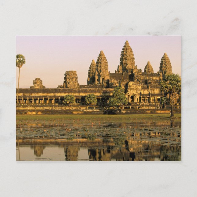 Asien, Kambodscha, Siem Reap. Angkor Wat. Postkarte (Vorderseite)