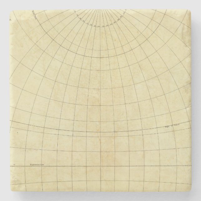 Asien-Kontur Steinuntersetzer (Vorderseite)