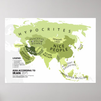 Asien laut Iran Poster