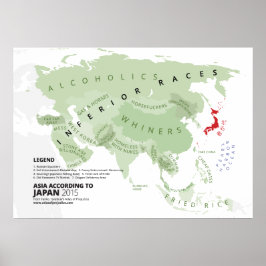 Asien laut Japan Poster