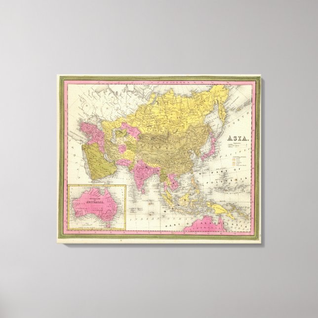 Asien Leinwanddruck (Vorderseite)