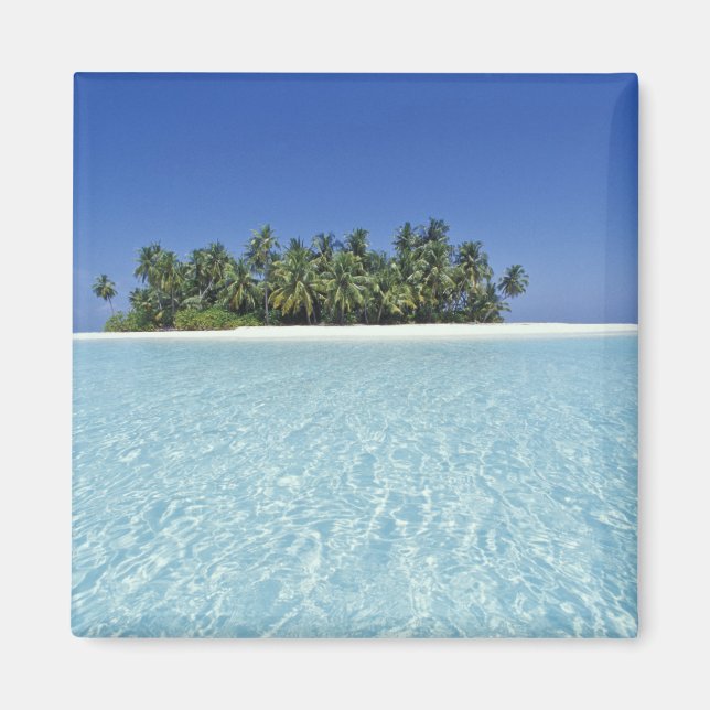 ASIEN, Malediven, Ari-Atoll, unbewohnt Magnet (Vorne)