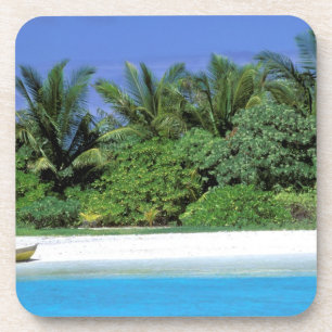 Asien, Malediven. Nord-Malé-Atoll Getränkeuntersetzer