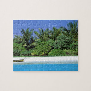 Asien, Malediven. Nord-Malé-Atoll Puzzle