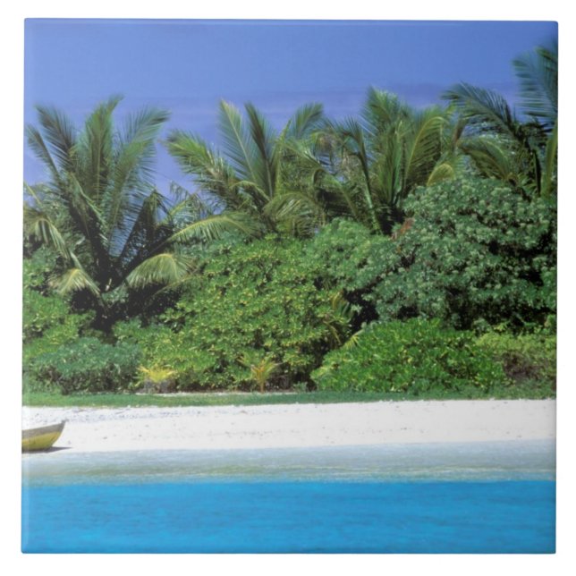 Asien, Malediven. Nordmännchen-Atoll Fliese (Vorderseite)