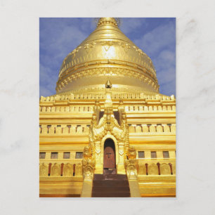 Asien, Myanmar (Birma), Bagan (Heide). Das Shwe Postkarte