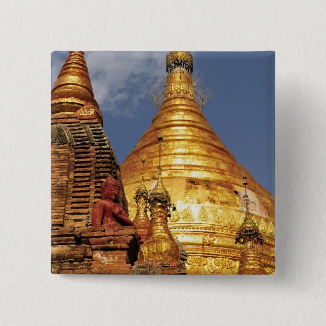 Asien, Myanmar (Birma), Bagan (Heide). Dhamma Button (Vorderseite)