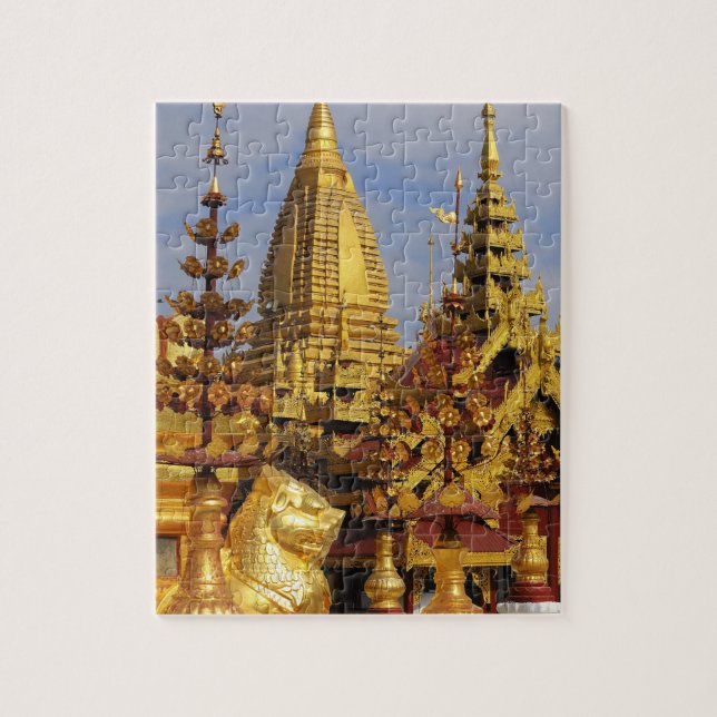 Asien, Myanmar (Birma), Bagan (Heide). Schwe 3 Puzzle (Vertikal)