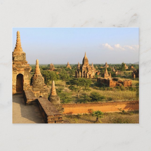 Asien, Myanmar (Birma), Bagan (Heide). Verschieden Postkarte (Vorderseite)