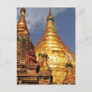 Asien, Myanmar (Birma), Bagan (Pagan). Das Dhamma Postkarte