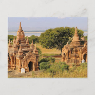 Asien, Myanmar (Birma), Bagan. Verschiedene 2 Postkarte