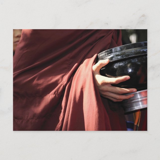 Asien, Myanmar (Birma), Mandalay. Novice Mönche Postkarte (Vorderseite)