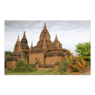 Asien, Myanmar (Burma), Bagan (Pagan). Verschieden Fotodruck