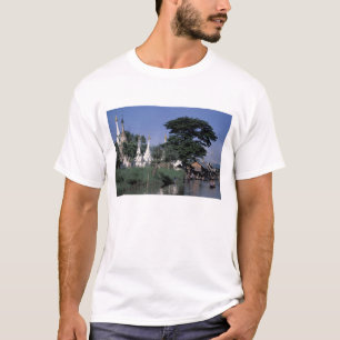 Asien, Myanmar, Inle-See. Ein schwimmender Markt. T-Shirt