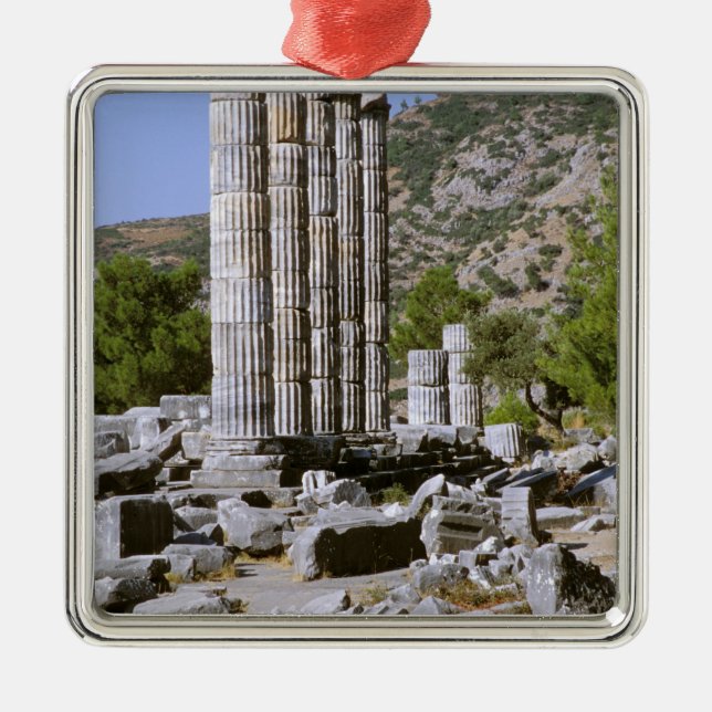 Asien, Naher Osten, Türkei, Ephesus. Tempel Silbernes Ornament (Vorne)