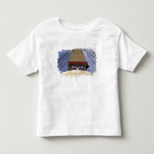Asien, Nepal, Kathmandu. Bouddhanath Stupa. 2 Kleinkind T-shirt