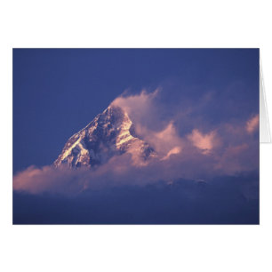 Asien, Nepal. Machhapuchhare
