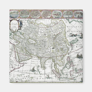 Asien noviter delineata, 1617 magnet