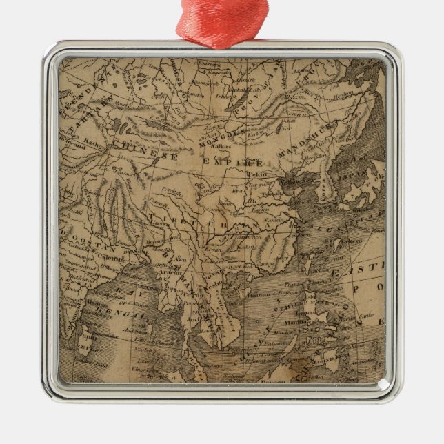 Asien Ornament Aus Metall (Vorne)