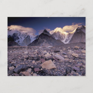 Asien, Pakistan, Karakoram-Gebirge, Breit und Postkarte