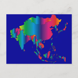 ASIEN POSTKARTE
