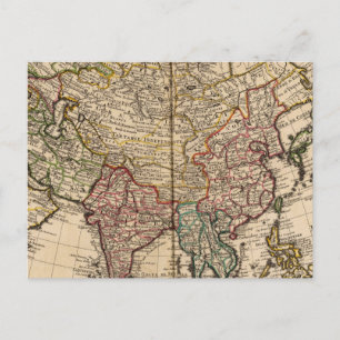Asien Postkarte