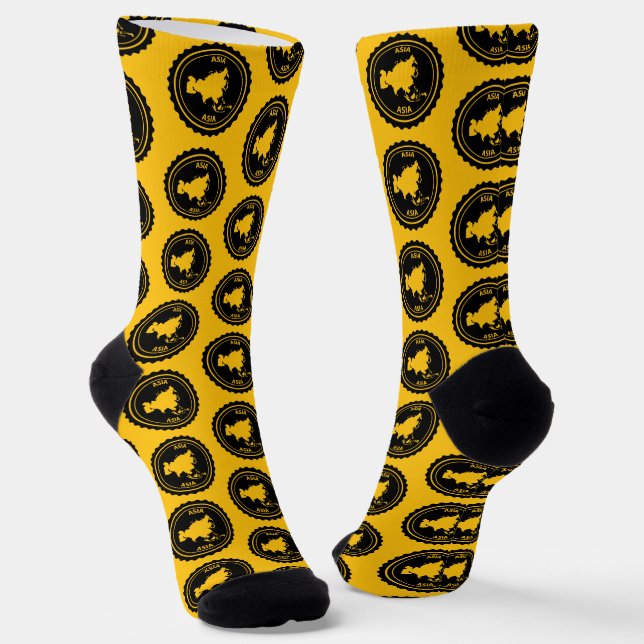 Asien Socken (Gewinkelt)
