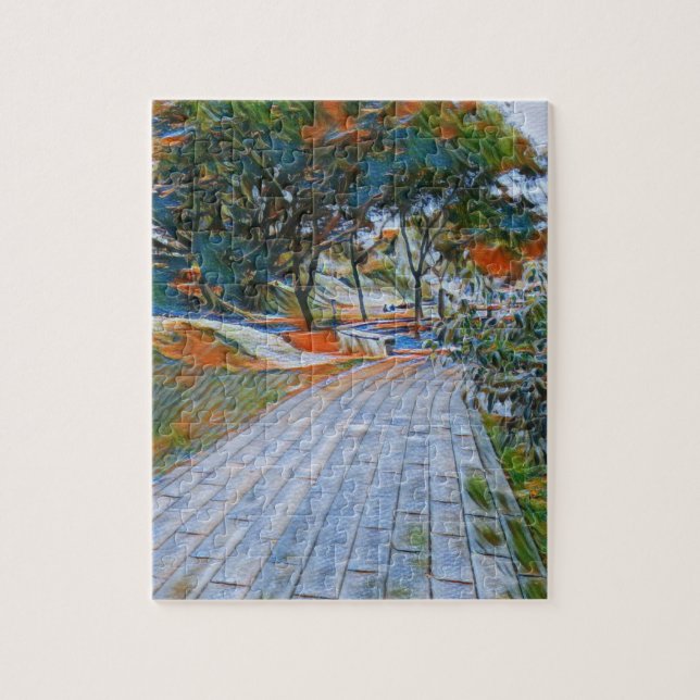Asien Taiwan Dahu Park Landschaft Puzzle (Vertikal)