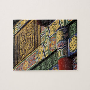 Asien, Taiwan, Taipeh. Das Grand Hotel, das Hauptr Puzzle