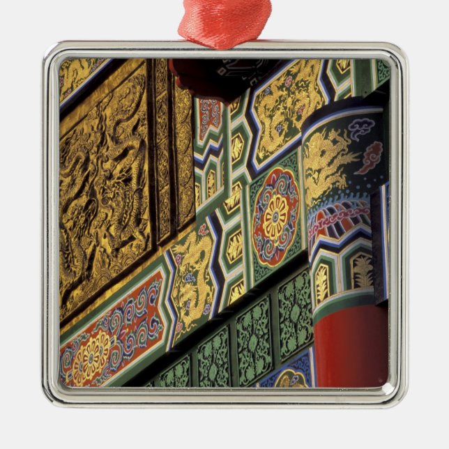 Asien, Taiwan, Taipeh. Das Grand Hotel, das Hauptr Silbernes Ornament (Vorne)