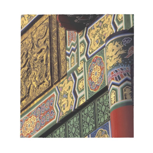 Asien, Taiwan, Taipei. Das Grand Hotel, das wichti Notizblock (Vorderseite)