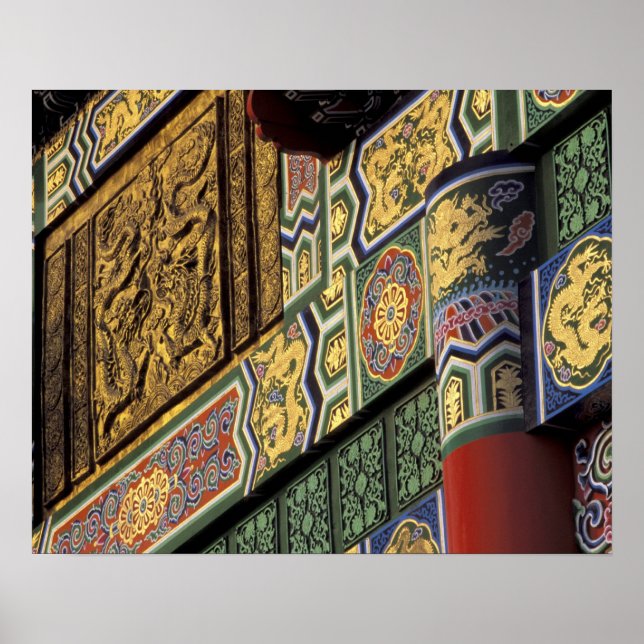 Asien, Taiwan, Taipei. Das Grand Hotel, das wichti Poster (Vorne)