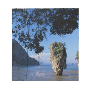 Asien, Thailand, Ao Phangnga NP, Küstenlinie, Kars Notizblock